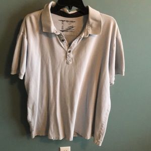 Men’s blue 3 button down polo.  XXL